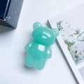 Support de téléphone ours vert menthe avec une finition gelée translucide mignonne - Support Ours Macaron / Vert