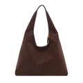 Borsa tote leopardata alla moda con ampia tracolla e interno capiente per uso quotidiano - Marrone