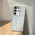 Glinsterende zilveren glitterhoes voor Samsung S24 Ultra met verhoogde camerabescherming - Gegalvaniseerd Zilver (Hoogglans Pailletten Epoxy) / Samsung A16