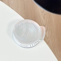 Fish-shaped phone griptok with matte finish and Gift For You printed white base - Magnetic Blue Light Taiyaki