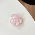 Macro detail of cherry blossom phone grip with glitter finish and pink floral design - Sakura Holder - Sparkle Red