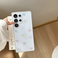 Detail showing 3D butterfly ornaments and glitter texture on Samsung Galaxy phone case - Mini Colorful Butterfly / Samsung A07 (Thickened)