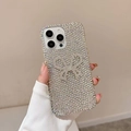 Luxury iPhone case with full crystal rhinestones and a 3D bowknot fashion design - iPhone XR / Colorful Rhinestone Bow