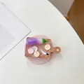 Creative eggplant cutting board phone grip with realistic resin miniature textures - Film Magnetic - Eggplant Cutting Board