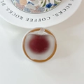 Dettaglio del supporto magnetico per telefono con mela rossa e finitura opaca - (Dopamina) Magnetico-Sandwich Mela-Marrone