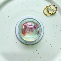 Detail of magnetic phone grip with iridescent laser finish and crystal ball design - Magnetic Crystal Ball - Colorful Laser