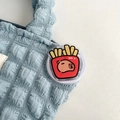 Schattige cartoon Capybara frietjes ontwerp acryl magnetische telefoonhouder op tas - Frietdoos Capibara (Nr. 18)