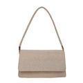 Champagner Gold Glitzer Umschlag Clutch Tasche mit eleganter Kette für die Abendparty - Gold