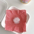 Dettaglio del supporto per cellulare a zampa di gatto rosa con cuscinetto a forma di cuore - Bianco Sandwich