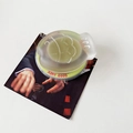 Détail du support MagSafe avec cochon de dessin animé et texte Good Luck - Poisson Taiyaki (700321) / Magnétique-Vert Jasmin