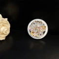 Detailansicht der glitzergefüllten Katzenpfoten-Handyhalterung mit Gift For You Aufdruck - Bunte Pailletten Katzenpfote Stil 4(4号)