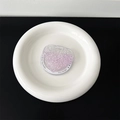 Detail of heart-shaped glitter phone grip with purple gradient finish and base engraving - Gradient Purple (Heart Style)