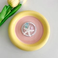 Detalle de soporte Magsafe con estrella de mar, conchas, purpurina y texto de regalo - Soporte Magnético / Concha Azul Estrella de Mar Blanca