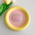 Détail du support téléphone étoile de mer pailleté rose dans son coffret cadeau - Support Magnétique / Coquillage Pailleté - Violet