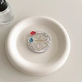 Detail of heart-shaped crystal phone socket with colorful rhinestones and gold text - Magnetic Heart Letter Colorful Gem (Small Star)