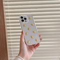 Clear iPhone case featuring 3D gold turtle charms and reinforced lens protection cover - iPhone 7/8/SE 2020 / Transparent Glitter Turtle