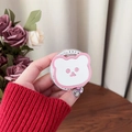 Supporto per telefono MagSafe con simpatico orsetto rosa e bianco e scritta For You - Specchio Orso Rosa