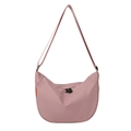 Wasserdichte Nylon-Umhängetasche in Altrosa mit verstellbarem Schultergurt - Rosa