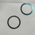 Magnetic folding phone grip socket accessory in metallic blue and chrome silver finishes - Magnetic Ring Adapter
