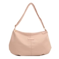 Sac fourre-tout rose minimaliste en nylon léger avec bandoulière réglable - Avec Pendentif Ours / Rose