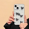 Dettaglio di cuori in lamina d'argento su custodia iPhone trasparente in mano - Pellicola d'Argento - 5 Cuori / iPhone 7/8/SE 2020