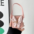 Funda de cuero rosa para Samsung Z Flip con mariposa 3D y correa de transporte - Rosa / Samsung ZFlip3