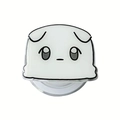 Supporto magnetico per cellulare con simpatico fantasma cartoon e impugnatura opaca - Supporto Magnetico / Cucciolo Bianco