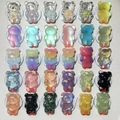 Matrix of 30 gradient bear phone grips with glitter resin and floral decorative styles - Bear Style (1)