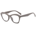 Lunettes œil-de-chat grises à monture épaisse avec verres anti-lumière bleue - Gris