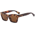 Classic tortoise shell cat eye sunglasses with brown lenses in a retro thick frame - Tortoise Shell Frame