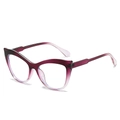 Occhiali anti-luce blu cat-eye con montatura sfumata dal viola al rosa chiaro - Montatura Viola Sfumata