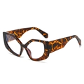 Montature cat-eye tartarugate con lenti anti-luce blu per la moda femminile trendy - Montatura Leopardata