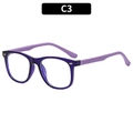 Occhiali da bambino anti luce blu in viola trasparente e lavanda opaco - Montatura Viola