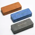 Drei hochwertige rechteckige Schmuckkästchen aus Mikrofaser in Braun, Blau und Grau mit Gold - Zufällige Farbe (1 Stück)
