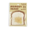 Set di foglietti adesivi a forma di toast al burro, 30 fogli per cancelleria creativa - Toast Al Burro
