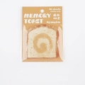 Creative pumpkin memory toast shaped sticky notes with realistic texture 30 sheets - Pumpkin Toast