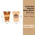 Cartoon polar bear wooden magnetic bottle opener and fridge magnet for soda drinks - New Crawling Bear Fridge Magnet Opener