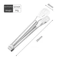 Pinzas de cocina de 12 pulgadas de acero inoxidable SUS 304 con punta ranurada - 304 Grueso 12 Pulgadas (0,8 mm)