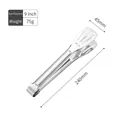 Pinza para alimentos de 9 pulgadas en acero inoxidable 304 con dimensiones y peso 75g - 304 Grueso 9 Pulgadas (0,8 mm)