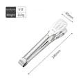 Pinzas para alimentos de 9 pulgadas en acero inoxidable 304 con diseño hueco para barbacoa - 304 Extra Grueso 9 Pulgadas (1,2 mm)