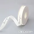 2cm cream satin ribbon with love you print for elegant gift box and bouquet packaging - English I Love You (Grosgrain Ribbon)
