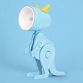 Mini dinosaur LED night light in soft blue with yellow accents for student desks - Mini Kangaroo Night Light (ZH6052B) / Blue