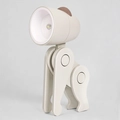 Magnetic mini robot dog night light in cream white with adjustable LED joints - Mini Gorilla Night Light (ZH6052A) / Gray