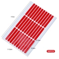 Bandes adhésives double face pour ongles 30pcs rouges dimensions 5,5x0,7cm - 30 Pièces Autocollants Double Face