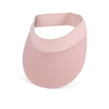 Pink ice silk sun visor hat with wide brim for UV protection and outdoor sports use - Sports Version / Sakura Pink