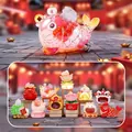 Translucent koi fish resin statue with lucky crystals inside for home decoration - Wealth Gathering Wishing Little Elf Series (A106) / Random 1PC