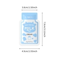 Laikou feuchtigkeitsspendende Milchcreme 2g Sachet Abmessungen mit Kuhmuster - 2g Milch-Feuchtigkeitscreme