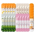 Tragbares LAIKOU Schlafmasken-Set mit Vitamin C, Reis, Grüntee und Sakura 3g Beutel - Hautpflege-Set (25H1HH4)