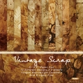 24-sheet 6-inch vintage scrapbooking paper pad with retro coffee stain textures - R2602 24 Sheets