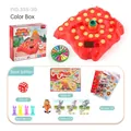 Rabbit volcano trap board game set with 16 colorful bunnies and accessories - Volcano 24 Cards With Map (335-20)